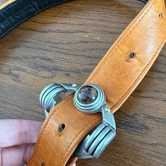 Fahrenheit New York Connie Bates Leather Belt main image 2